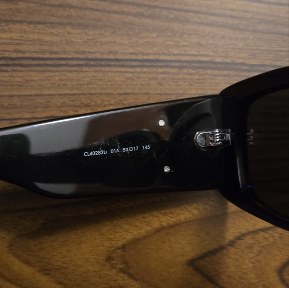 Celine XL Triomphe black sunglasses - Picture 5 of 13